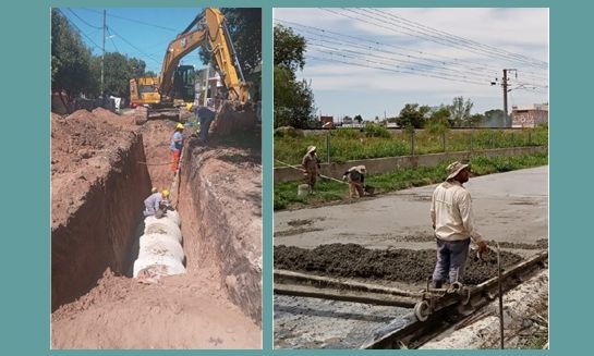 F. Varela - Obras en Ruta Provincial Nº53 y Diagonal Los Tilos